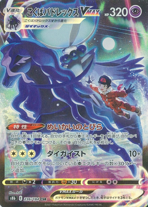 236/184 CSR Shadow Rider Calyrex VMAX