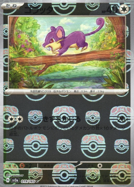 SV2A-019 C MASTER BALL Rattata